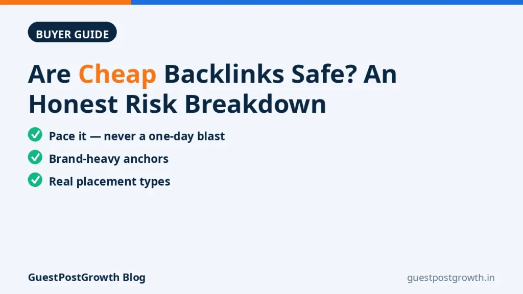 Are Cheap Backlinks Safe? The Three Risk Factors