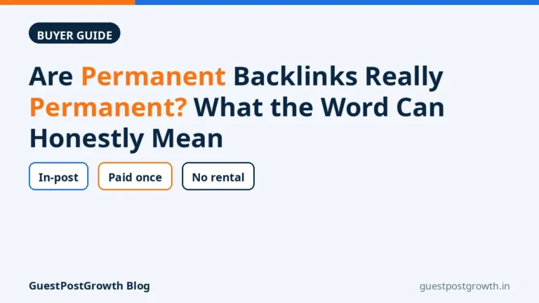 Are Permanent Backlinks Really Permanent - What the Word Means