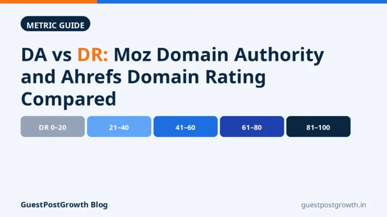DA vs DR: Domain Authority vs Domain Rating