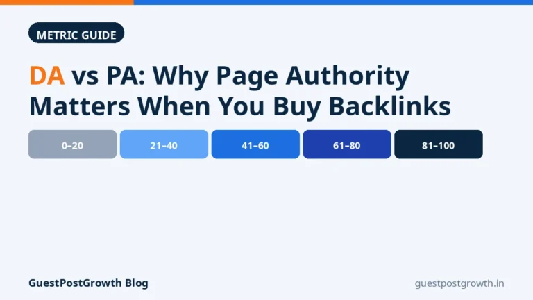 DA vs PA: Why Page Authority Matters When You Buy Backlinks